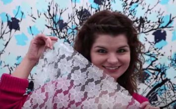 How To Make A Pretty DIY Lace Privacy Window