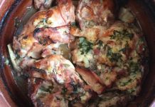 Rabbit with Bacon in a Clay Pot