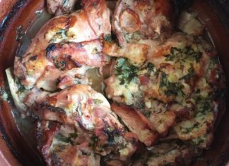 Rabbit with Bacon in a Clay Pot