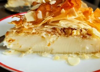 Bougatsa with Walnuts and Almonds