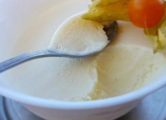 Homemade Ice Cream with Condensed Milk