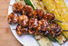 How to prepare shrimp with garlic and honey in 10 minutes?