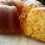 Orange Sponge Cake with Yogurt