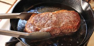 How to make appetizing cast iron steaks