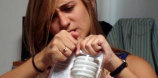 How do you open a plastic package if you don’t have scissors?