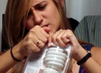 How do you open a plastic package if you don’t have scissors?