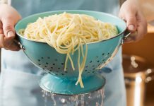 Reasons for not draining pasta in the sink