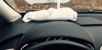 How do you defog a windscreen with kitty litter and a sock?