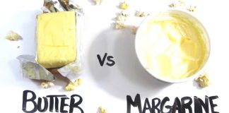 The main differences between margarine and butter