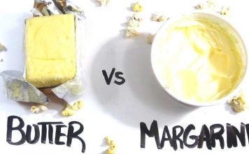 The main differences between margarine and butter