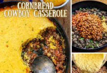 Cornbread Cowboy Casserole