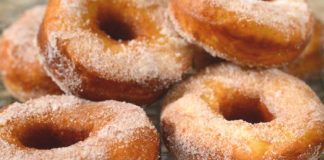 how to make homemade doughnuts with only 2 ingredients.
