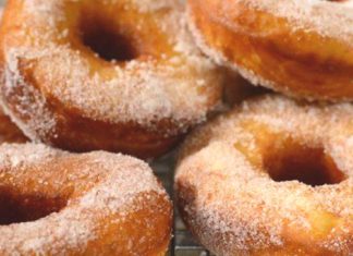 how to make homemade doughnuts with only 2 ingredients.