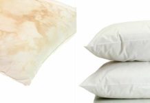 How to whiten and brighten your old yellow pillows
