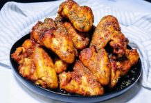 Butter Baked Chicken Wings, Iris