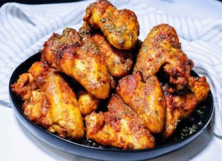 Butter Baked Chicken Wings, Iris