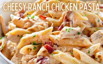 Cheesy Ranch Chicken Pasta