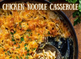 Skillet Chicken Noodle Casserole