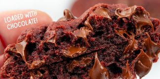 Red Velvet Chocolate Chip Cookies