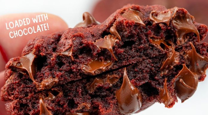 Red Velvet Chocolate Chip Cookies