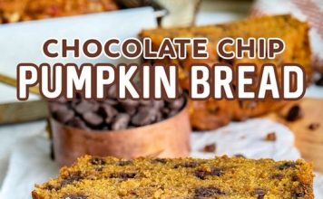 PUMPKIN CHOCOLATE CHIP BREAD