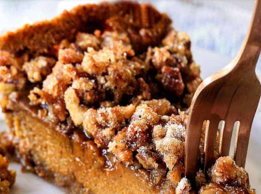 Praline Pumpkin Pie