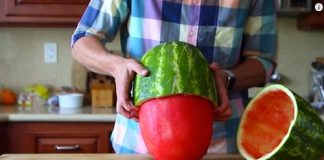 Amaze your friends with this awesome watermelon trick
