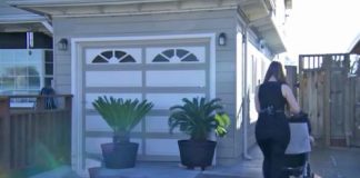 This single mother is forced to live in a garage with her children