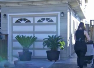 This single mother is forced to live in a garage with her children