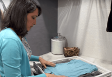 A mother of 6 builds the coolest laundry room ever… for less than $400.