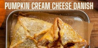 Pumpkin Cream Cheese Danish