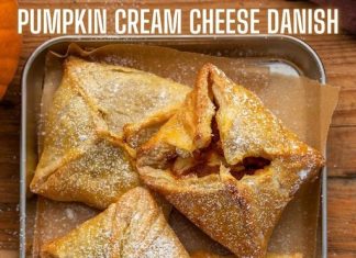 Pumpkin Cream Cheese Danish