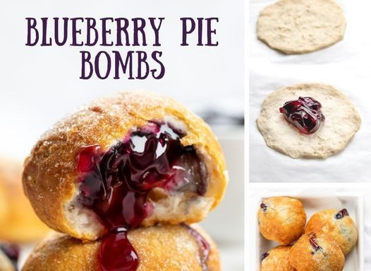 Blueberry Pie Bombs