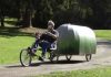 Man Built A $150 Tiny Home He Pulls Around With His Bicycle
