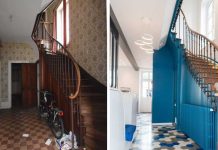 An abandoned house in France underwent a radiant transformation