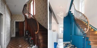 An abandoned house in France underwent a radiant transformation