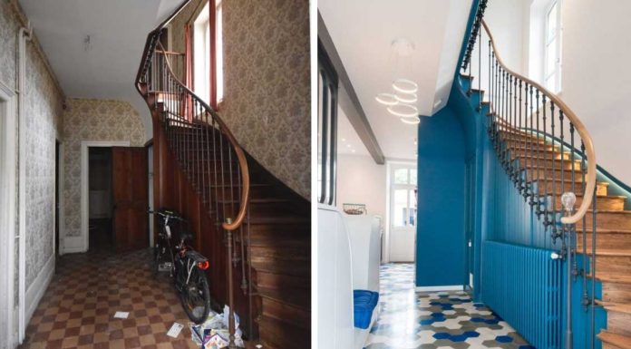 An abandoned house in France underwent a radiant transformation