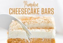Pumpkin Cheesecake Bars