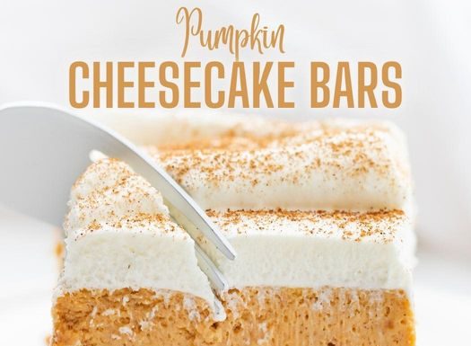 Pumpkin Cheesecake Bars
