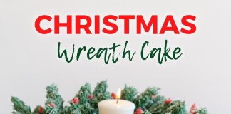 Christmas Wreath Cake