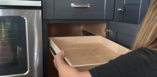 How to turn cabinet shelves into cabinet drawers in just a few hours?