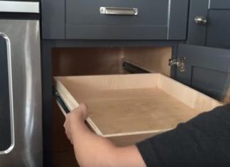 How to turn cabinet shelves into cabinet drawers in just a few hours?