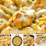 Cheesy Bacon Chicken Stuffed Shells