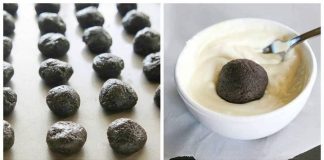 SNOWMAN OREO BALLS – How cute!