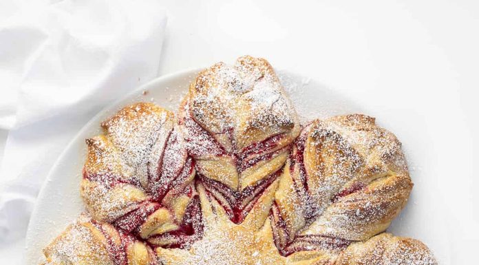 Cranberry Orange Star Bread