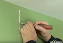 How to repair cracks in drywall