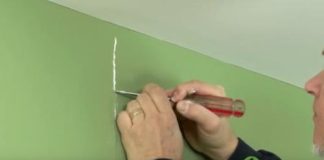 How to repair cracks in drywall