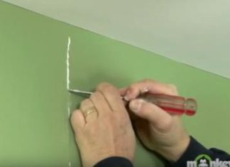 How to repair cracks in drywall