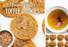 Browned Butter Toffee Cookies