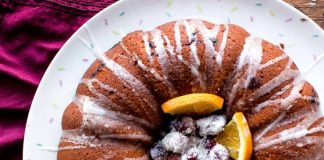 Cranberry Orange Bundt Cake